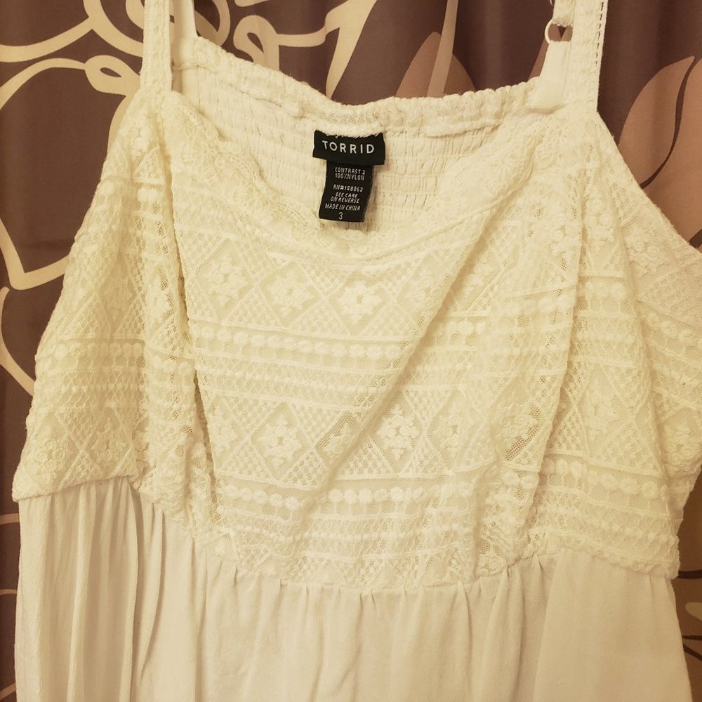 Torrid white cami